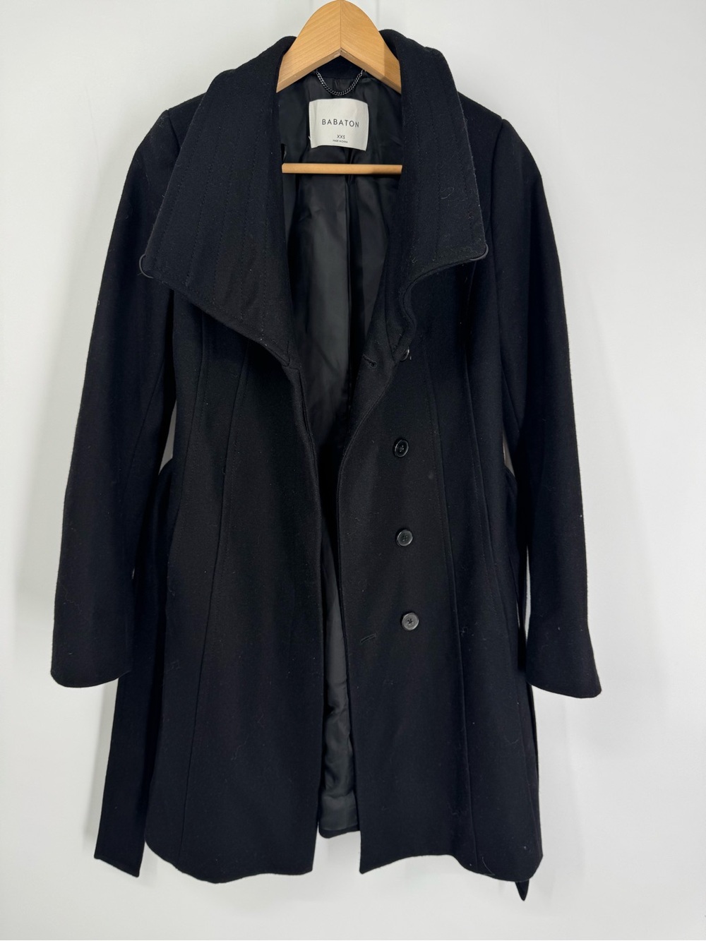 Babaton Aritzia Wool & Cashmere Blend Trench Coat Size XXS - Picture 2 of 13